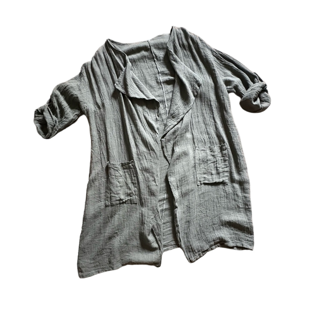 Linen Trench Coat - TOULON